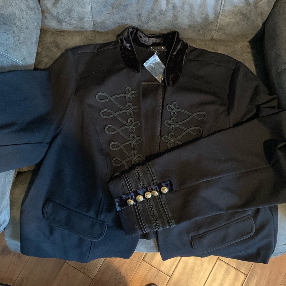 Torrid cropped jacket